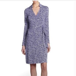 Diane Von Furstenberg DVF Jeanne Full Wrap Dress